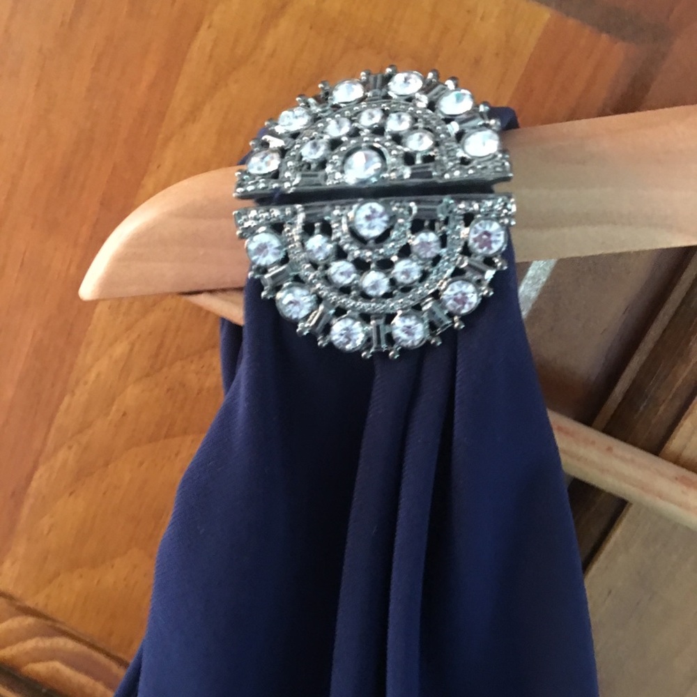 Ralph Lauren Dress w crystal shoulder ornament - Picture 2 of 3
